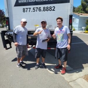 Crew with customer 1